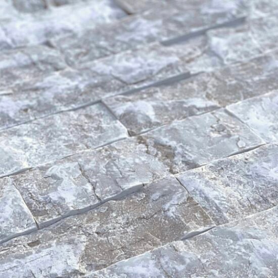 REVESTIMENTO ROCKFACE QUARTZITO SILVER