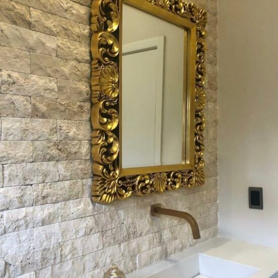 REVESTIMENTO ROCKFACE TRAVERTINO ROMANO ITALIANO