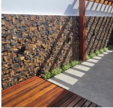 REVESTIMENTO MOSAICO VARIADÃO DE PEDRA FERRO