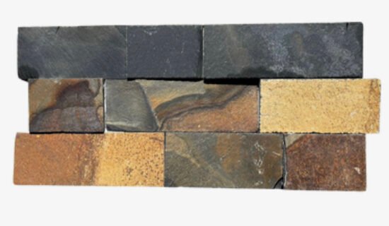 REVESTIMENTO MOSAICO VARIADÃO FILETE DE PEDRA FERRO